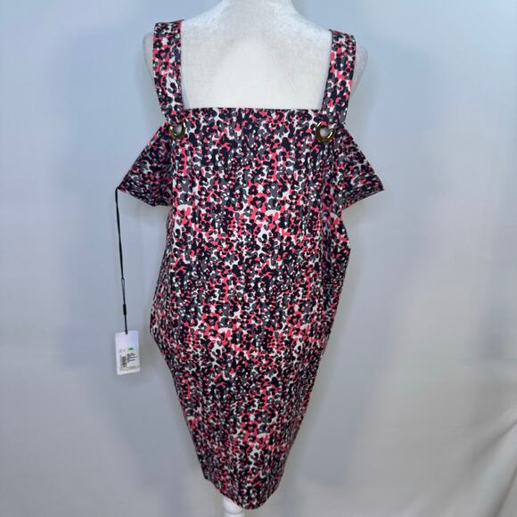 M Missoni Cheetah Cotton Adjustable Strap Shift Dress New With Tags - Picture 4 of 12